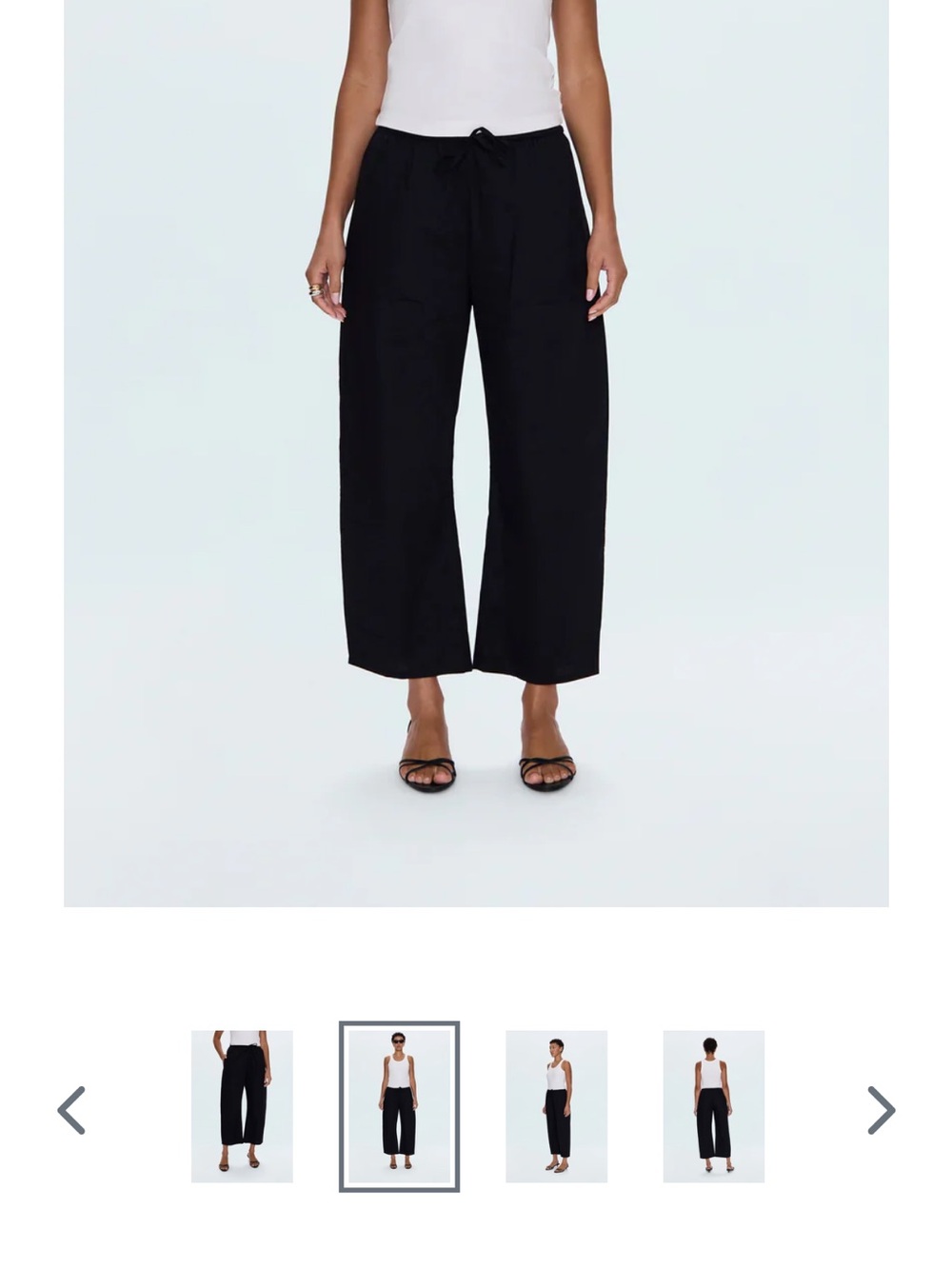 pistola Black Elastic-Waist Pants - totally sold out everywhere - Picture 9 of 12